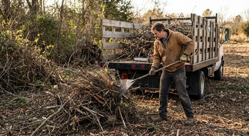 Brush Pile Cleanup Service